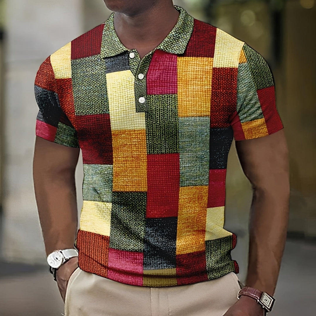 Jimmy | Men's Stylish Plaid Print Shirt