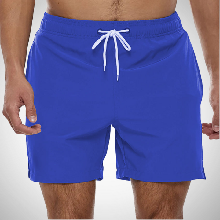 James | Men's Comfortable Solid Swim Trunks