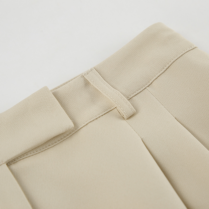 Women's High Waisted Wide Leg Casual Trousers