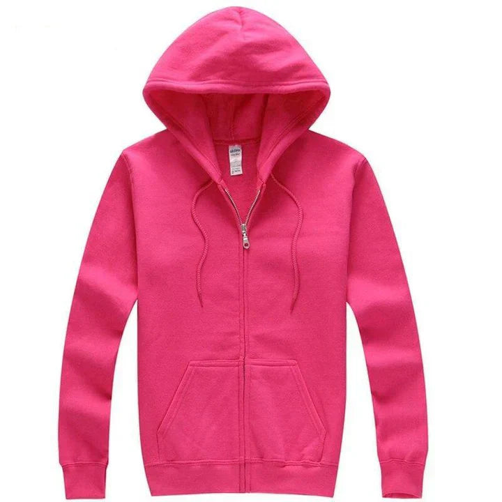 Men's Casual Zip-Up Hoodie Sweatshirt