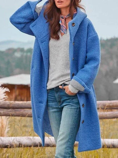 Flauschige Fleecejacke für Damen - Langarm und weich, ideal für den Winter