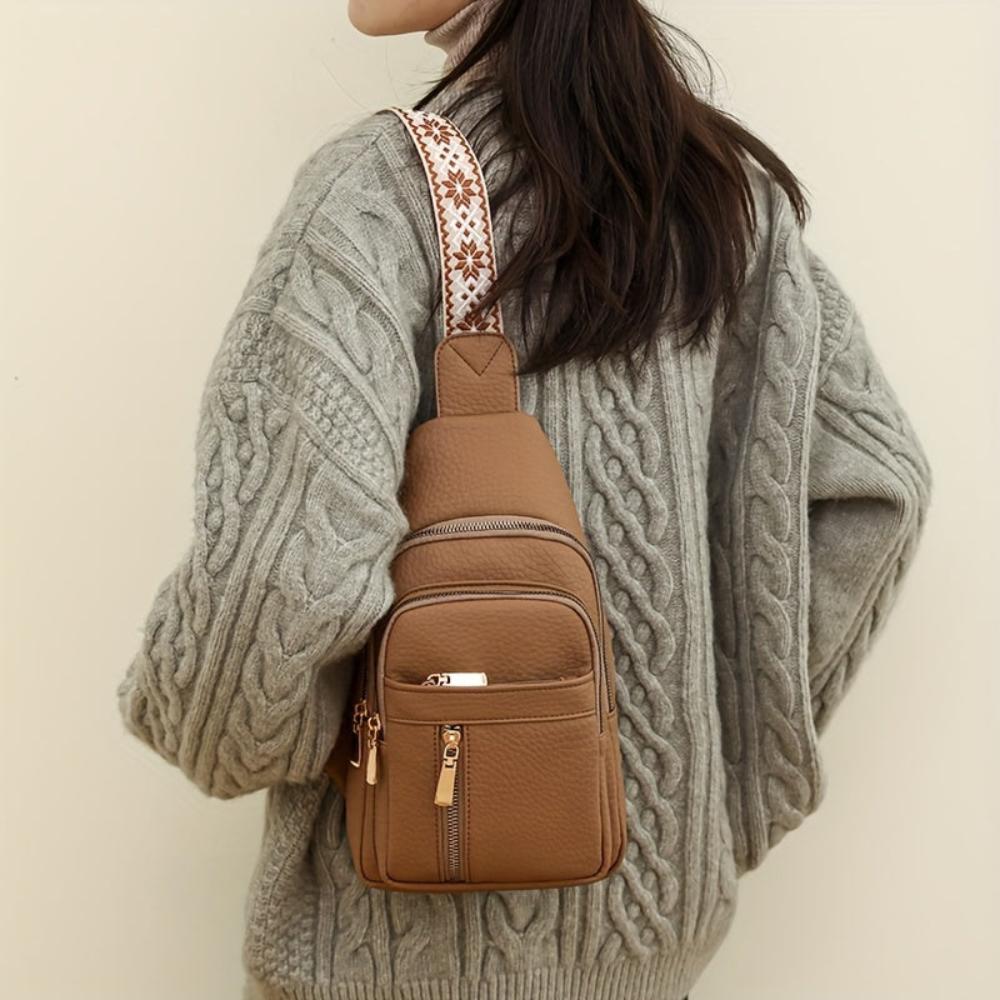 Margaret | Women's Vegan Leather Sling Crossbody Bag