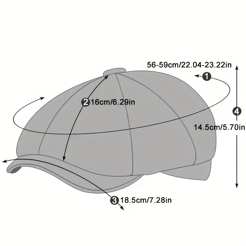 Men's Lightweight Retro Cap for Spring and Summer
