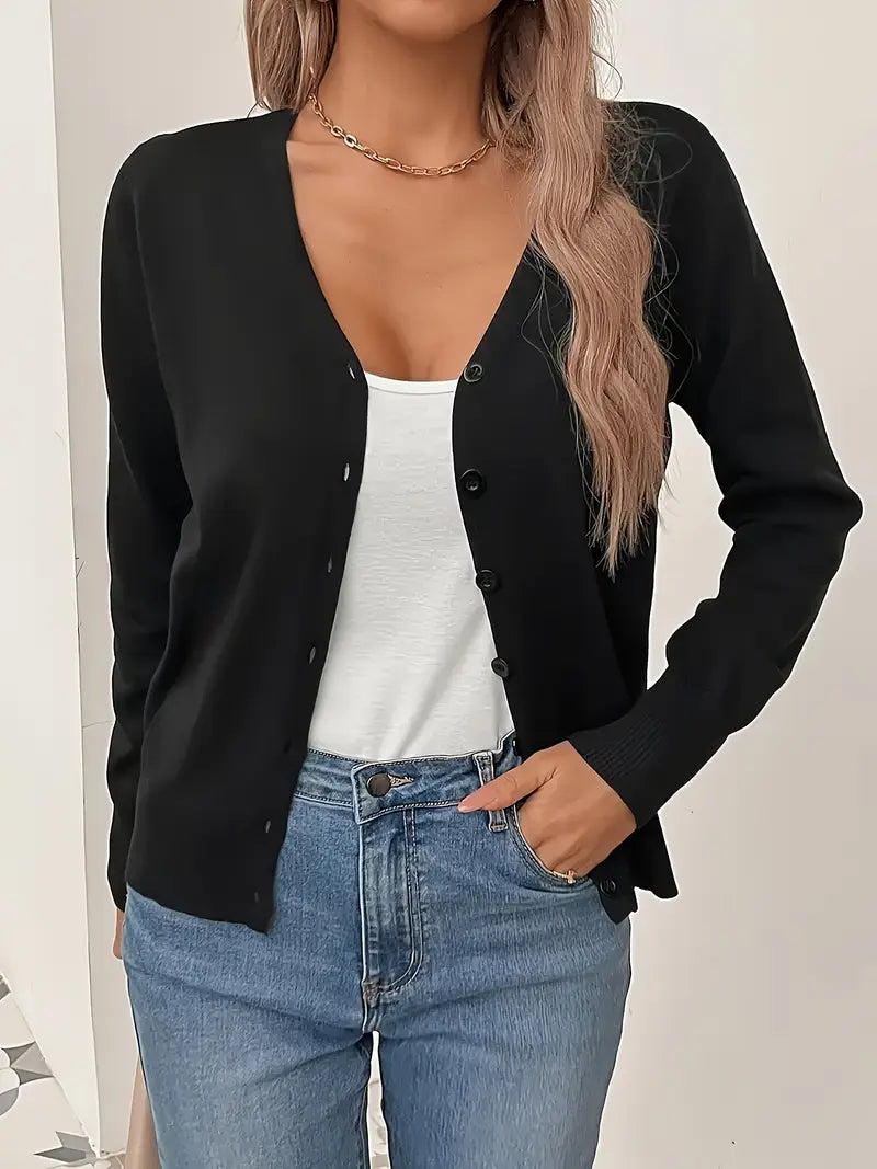 Women's Graceful Minimalist Cardigan