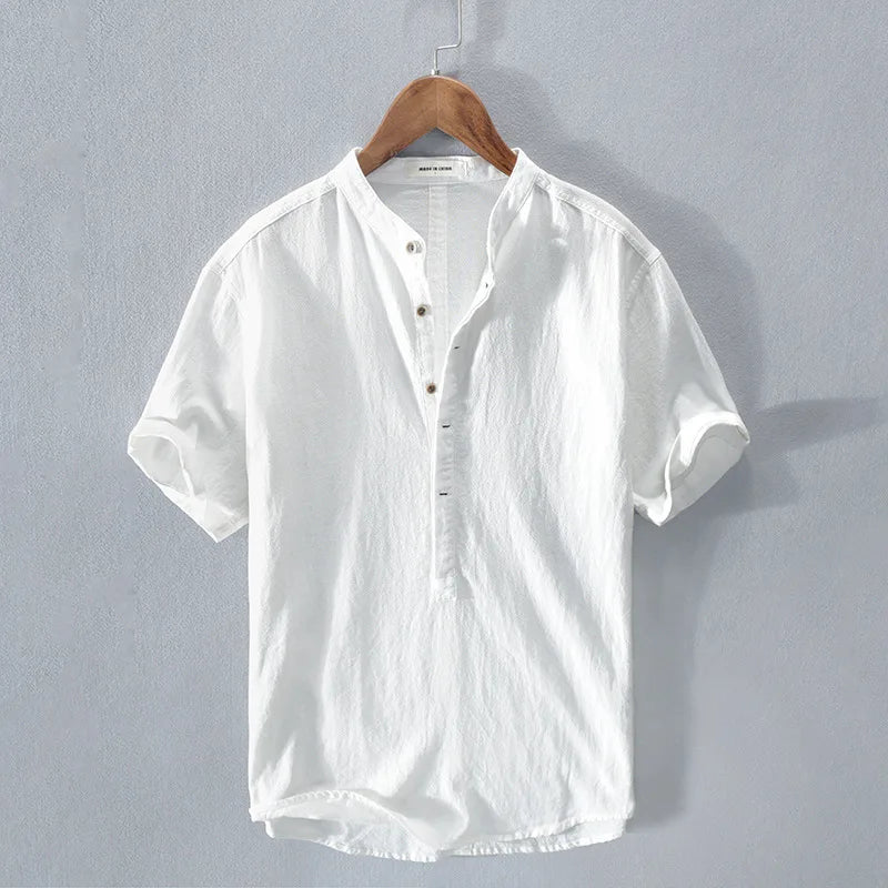 Asher | Men's Button-Up Short Sleeve Shirt