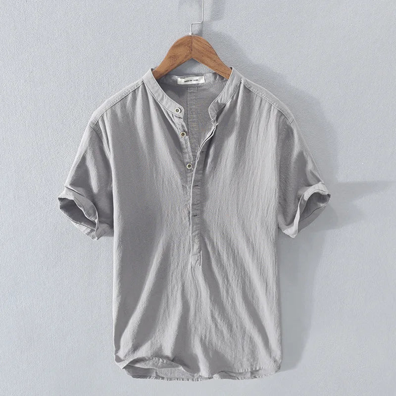 Asher | Men's Button-Up Short Sleeve Shirt