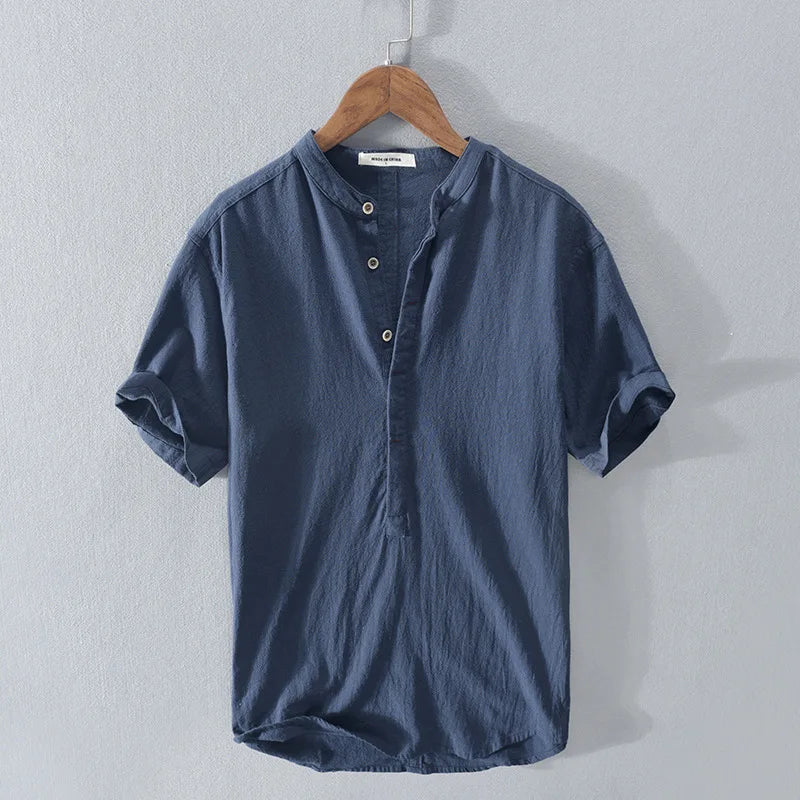 Asher | Men's Button-Up Short Sleeve Shirt