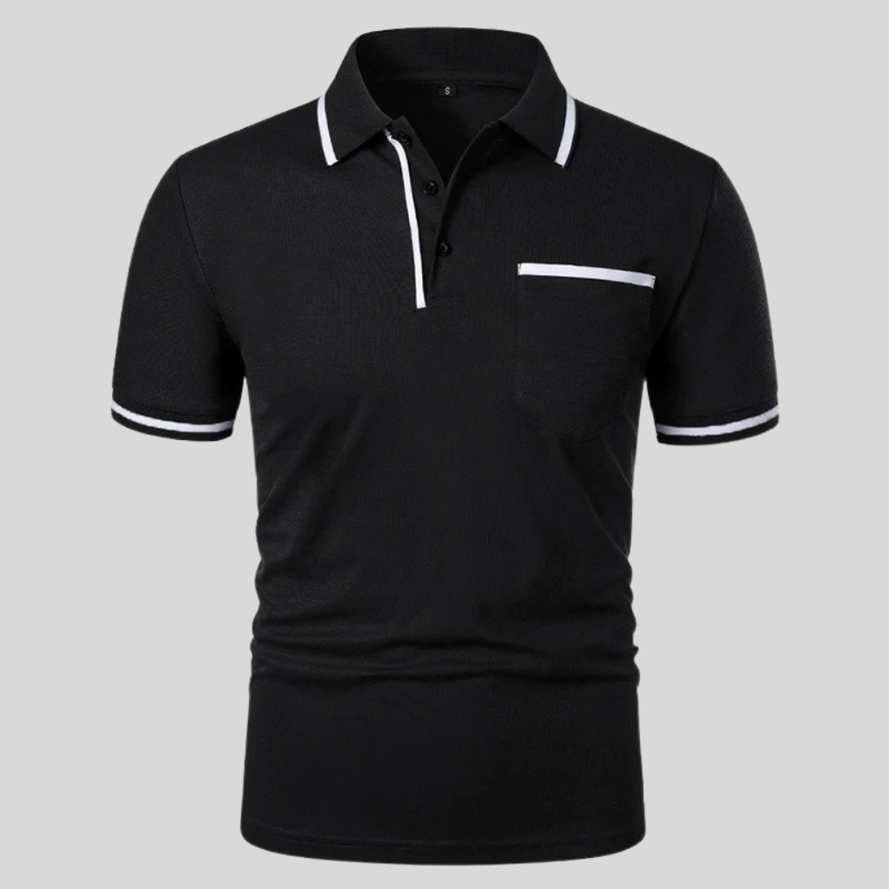 Adam | Men's Classic Short Sleeve Polo Shirt-Omni Prime Goods