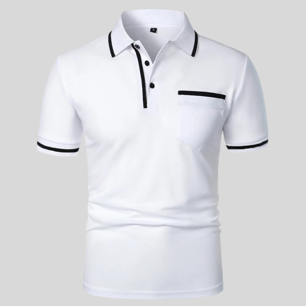 Adam | Men's Classic Short Sleeve Polo Shirt-Omni Prime Goods