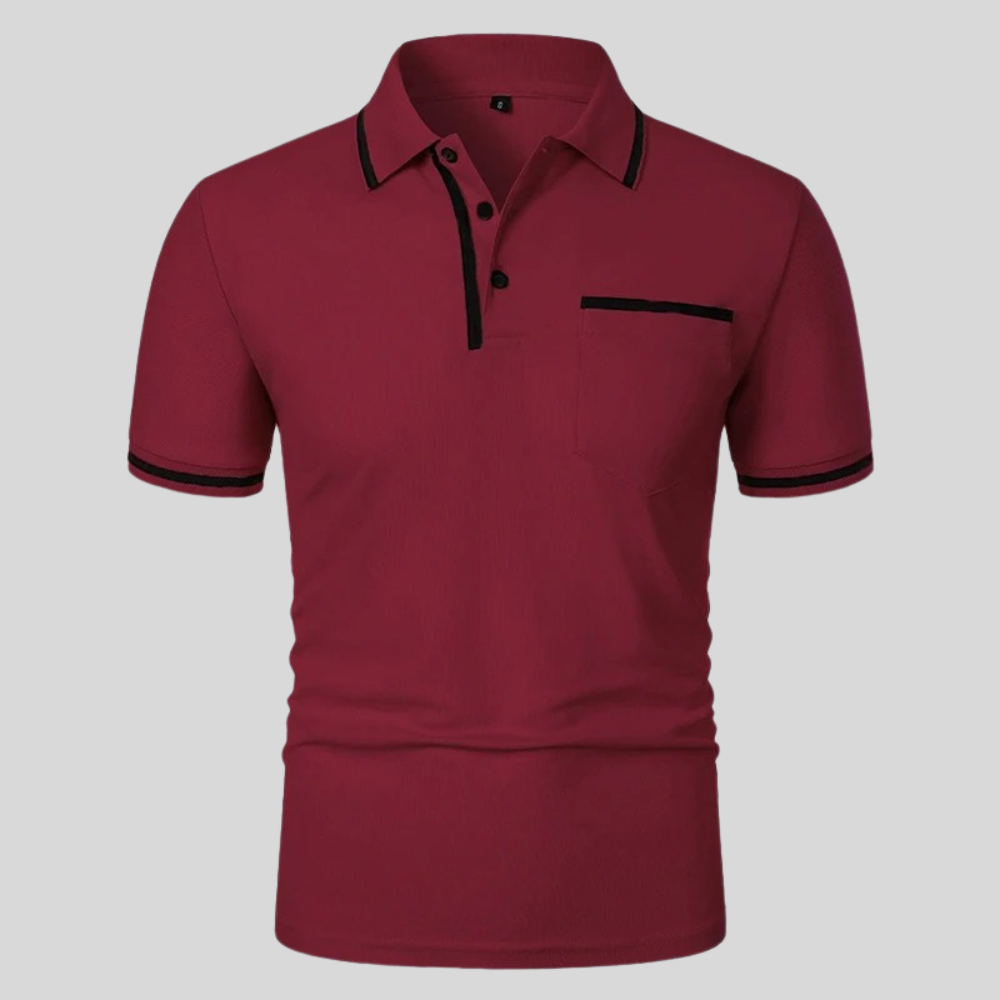 Adam | Men's Classic Short Sleeve Polo Shirt-Omni Prime Goods