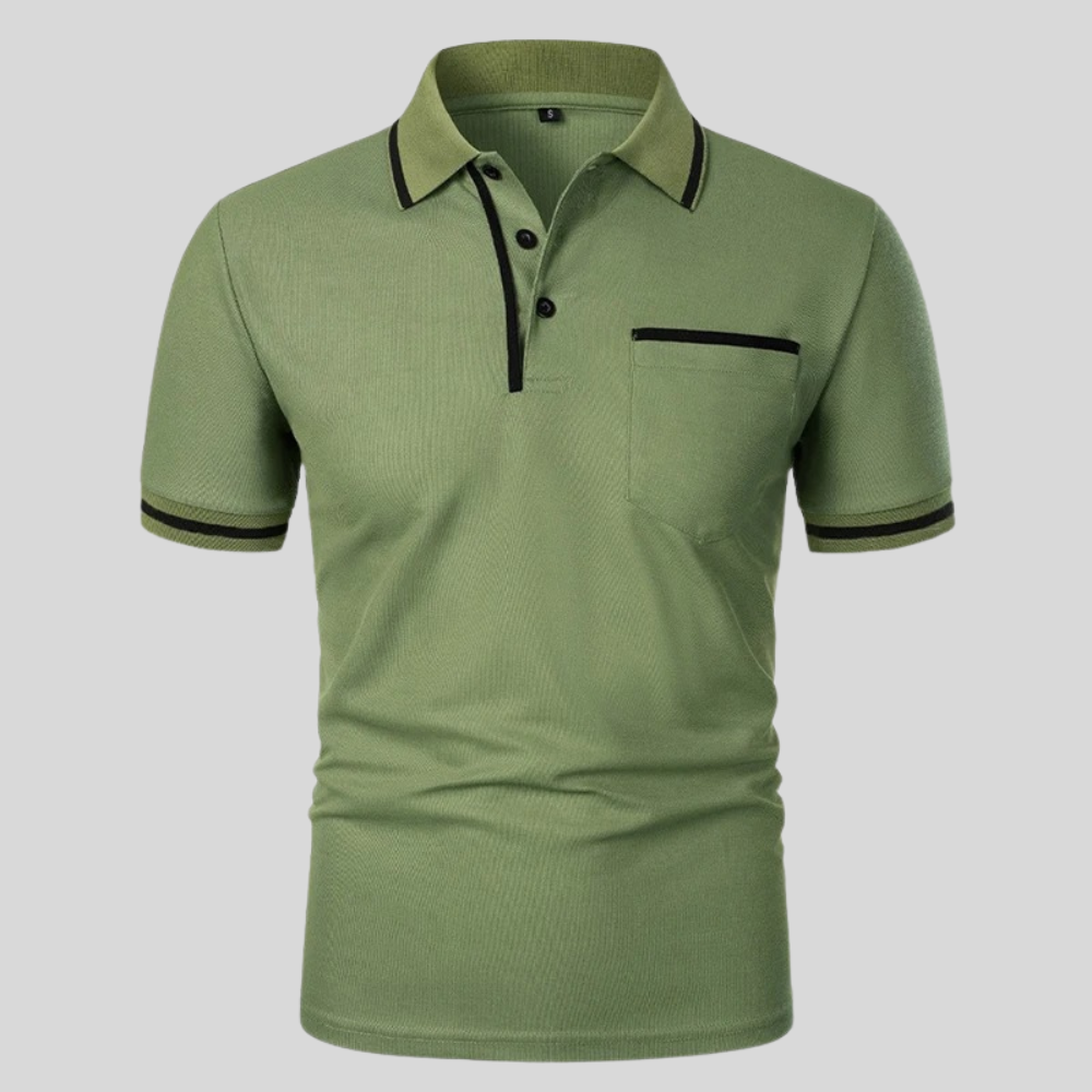 Adam | Men's Classic Short Sleeve Polo Shirt-Omni Prime Goods