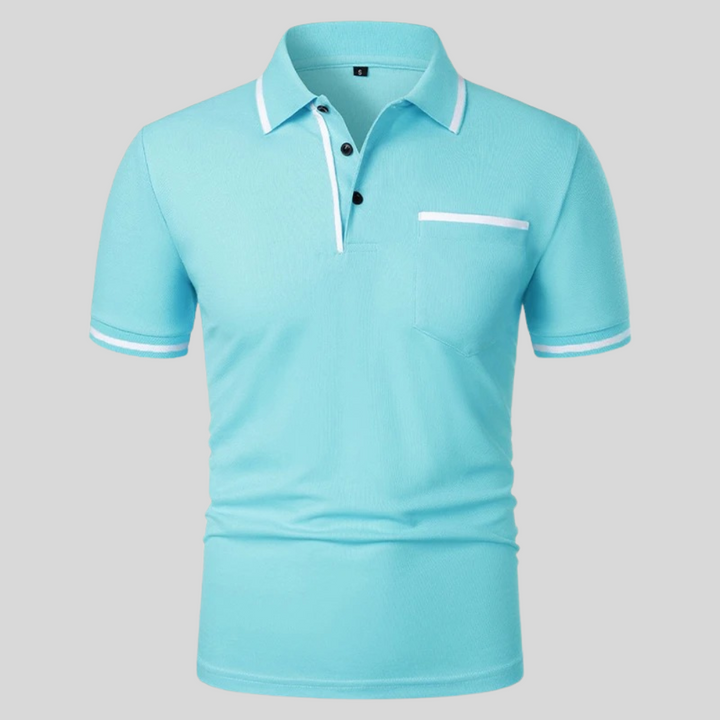 Adam | Men's Classic Short Sleeve Polo Shirt-Omni Prime Goods