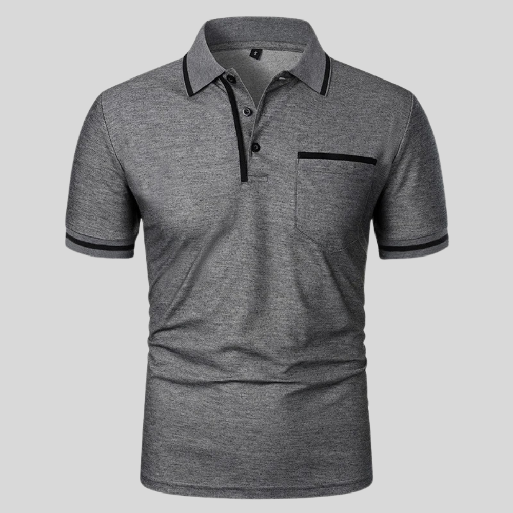 Adam | Men's Classic Short Sleeve Polo Shirt-Omni Prime Goods