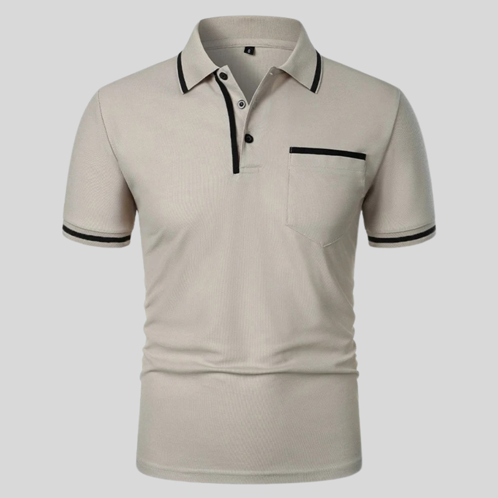 Adam | Men's Classic Short Sleeve Polo Shirt-Omni Prime Goods