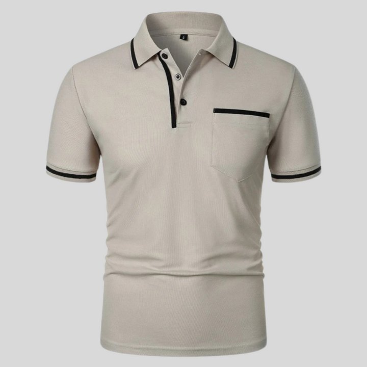 Adam | Men's Classic Short Sleeve Polo Shirt-Omni Prime Goods