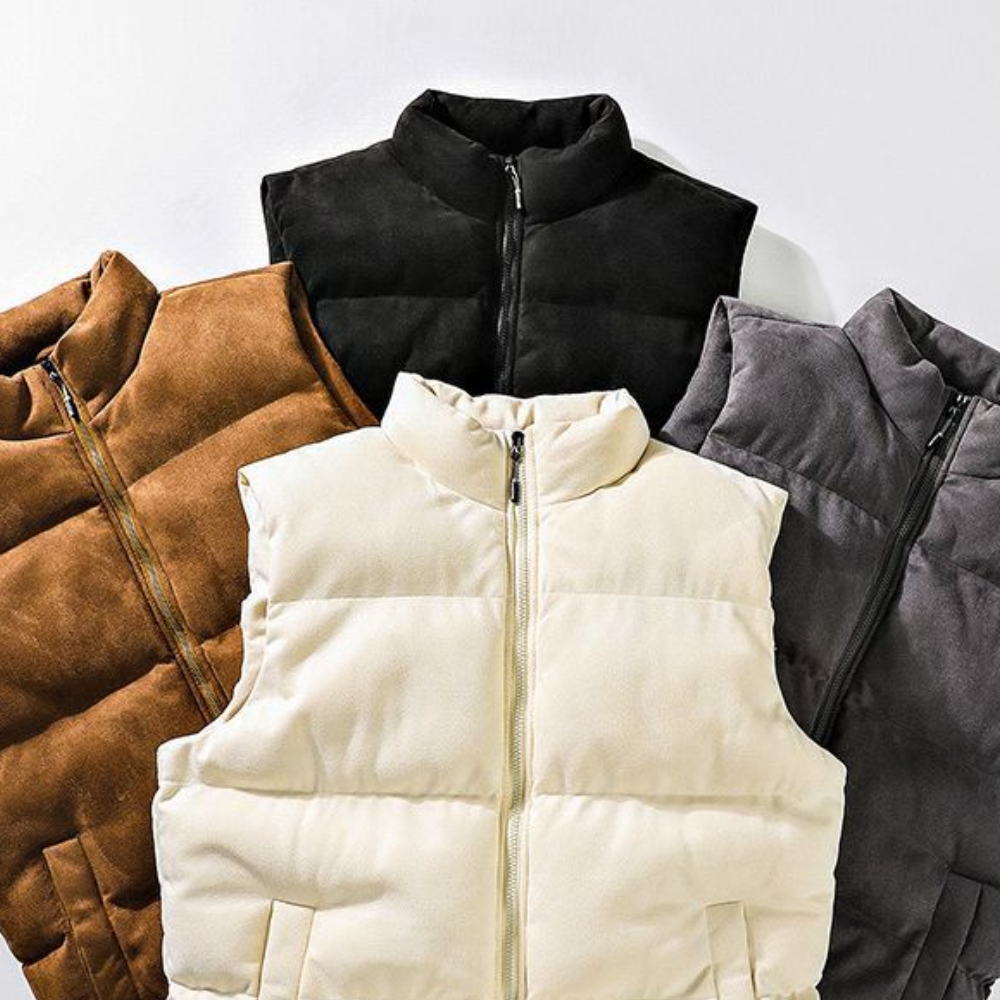 Men's Warm Padded Vest for Cold Weather Protection
