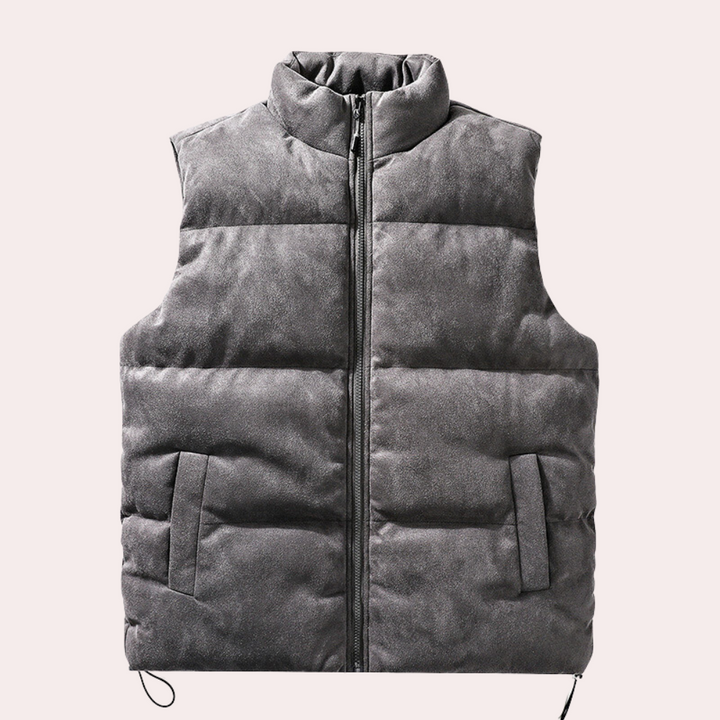Men's Warm Padded Vest for Cold Weather Protection