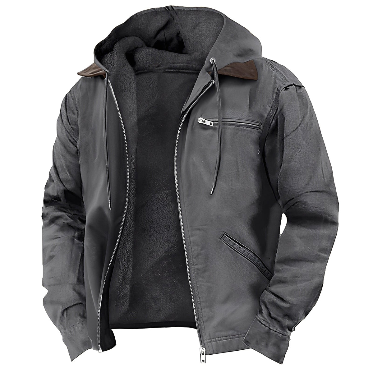 Adrian | Men's Warm Hooded Outdoor Jacket-Omni Prime Goods