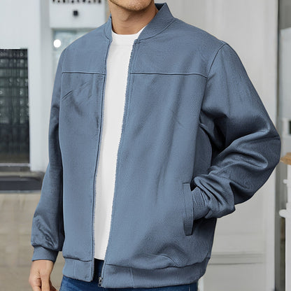 Aiden | Men's Casual Bomber Jacket-Omni Prime Goods
