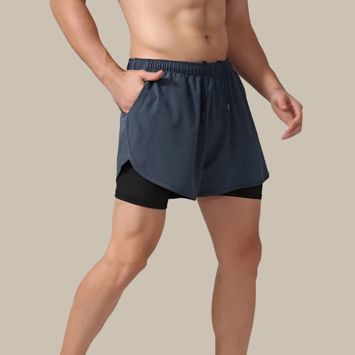 Alex | Men's Quick-Drying Running Shorts with Zipper-Omni Prime Goods