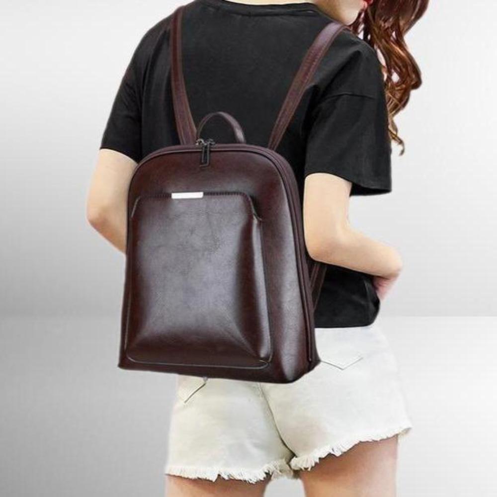 Amanda | Women's Vegan Leather Backpack-Omni Prime Goods