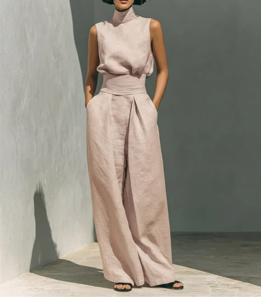 Amara | Women's High Waist Jumpsuit-Omni Prime Goods