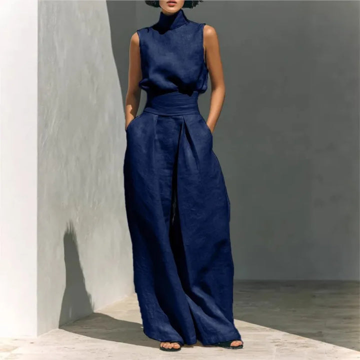 Amara | Women's High Waist Jumpsuit-Omni Prime Goods