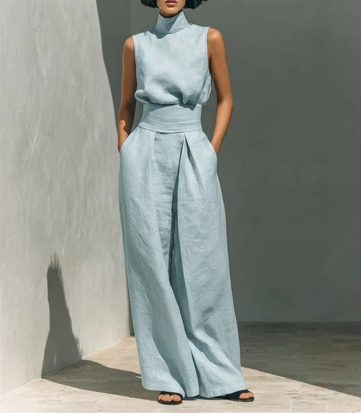 Amara | Women's High Waist Jumpsuit-Omni Prime Goods