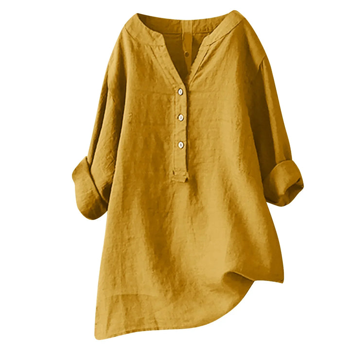 Amaris | Women's Summer Linen Shirt-Omni Prime Goods