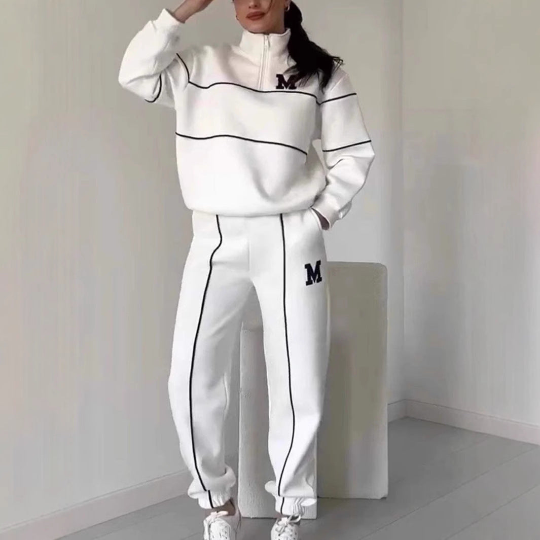Amy | Women's Long Sleeve Athletic Tracksuit Set-Omni Prime Goods