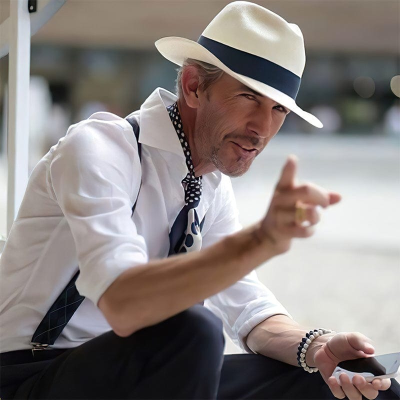 Andre | Men’s Classic handmade Panama hat– Classic Stylish Summer Hat