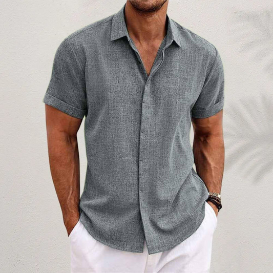 Andy | Men's Casual Button-Down Shirt-Omni Prime Goods