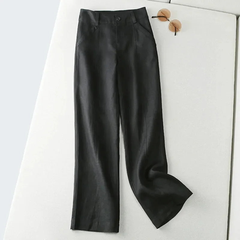 Aria | Women's Wide Leg Trousers-Omni Prime Goods