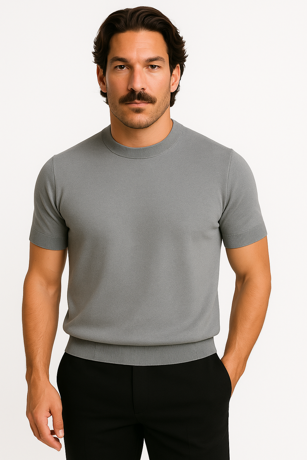Ashton | Men's Luxury Cashmere Knit Polo Shirt