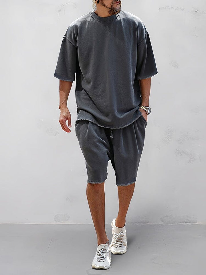 Atlas | Men's Casual Loose Fit Athletic Wear Set-Omni Prime Goods