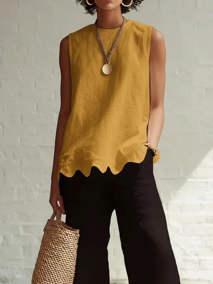 Aubrielle | Women's Flowy Sleeveless Casual Top-Omni Prime Goods