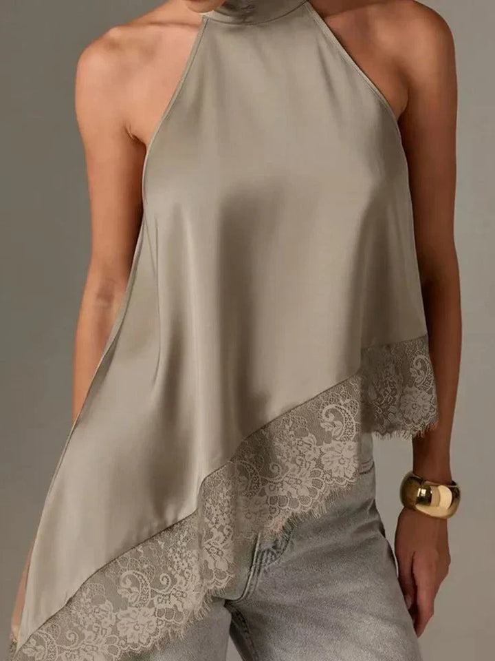 Aurelia | Women's Summer Halter Neck Top-Omni Prime Goods