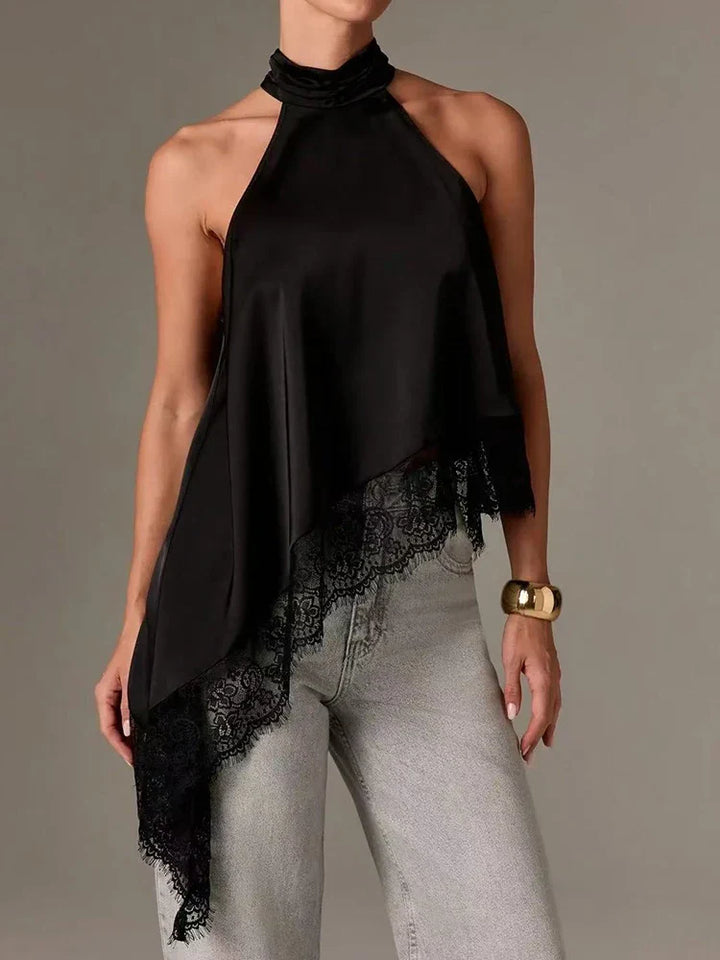 Aurelia | Women's Summer Halter Neck Top-Omni Prime Goods