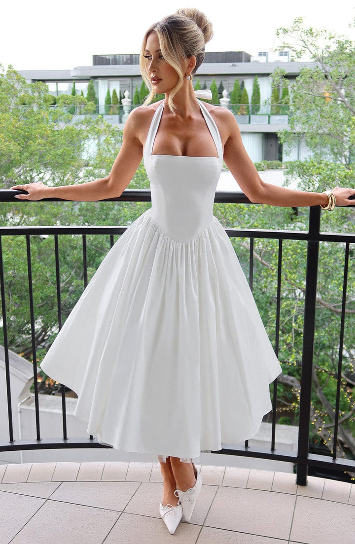 Aurelis | Women's Elegant Halter Neck Dress