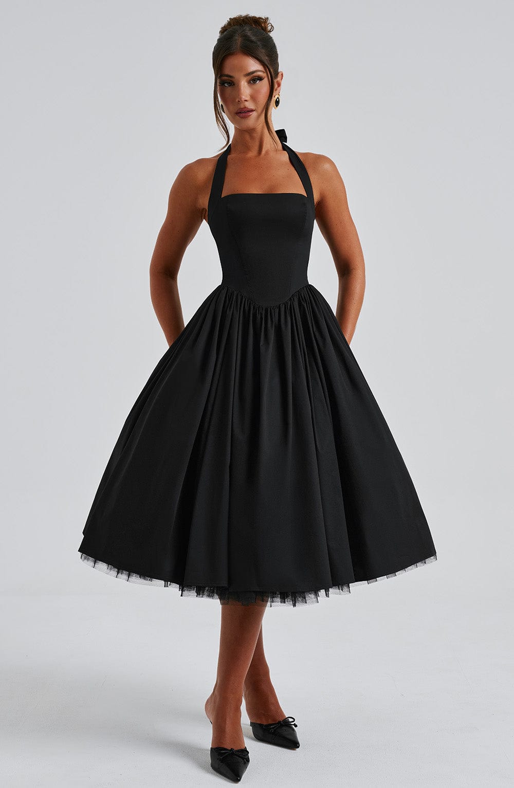 Aurelis | Women's Elegant Halter Neck Dress