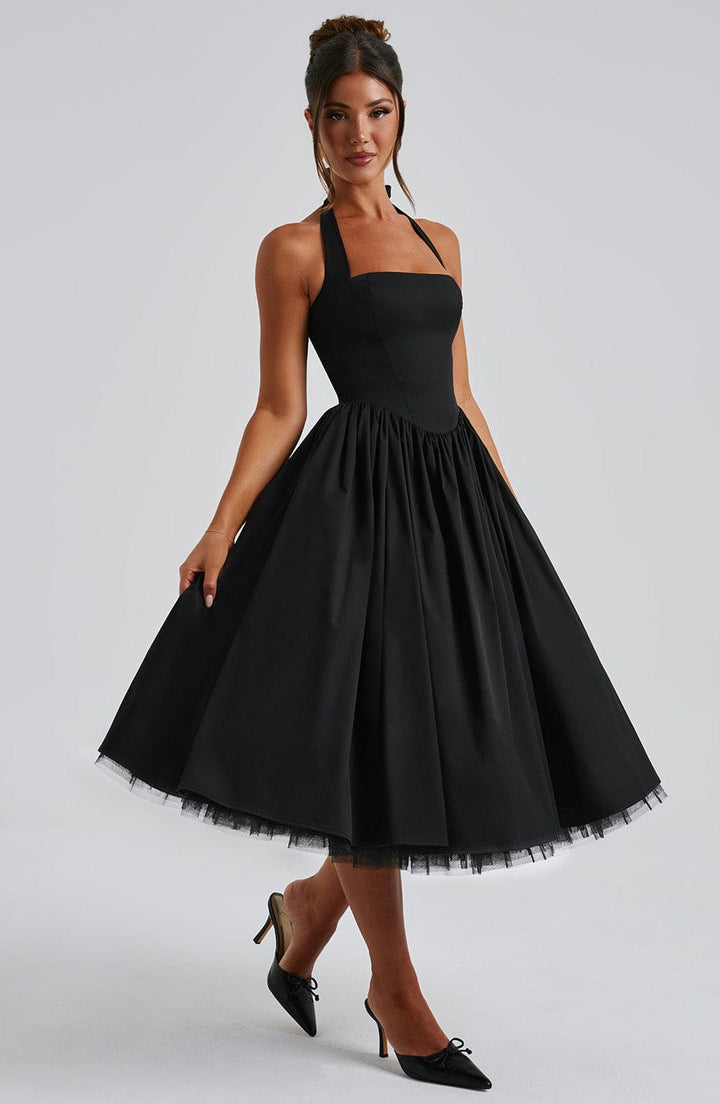 Aurelis | Women's Elegant Halter Neck Dress