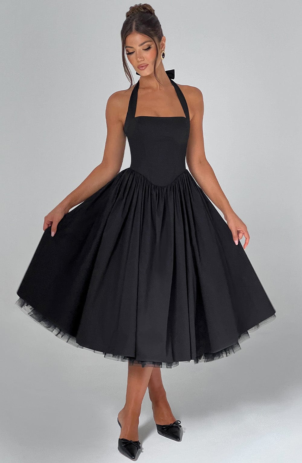 Aurelis | Women's Elegant Halter Neck Dress