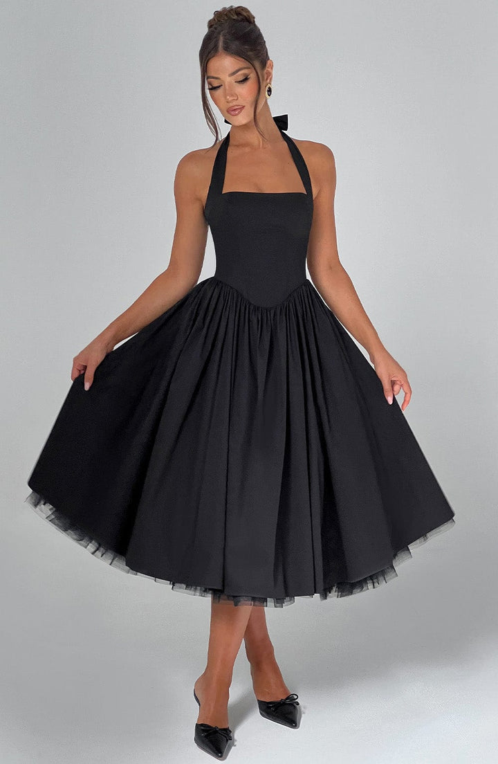Aurelis | Women's Elegant Halter Neck Dress
