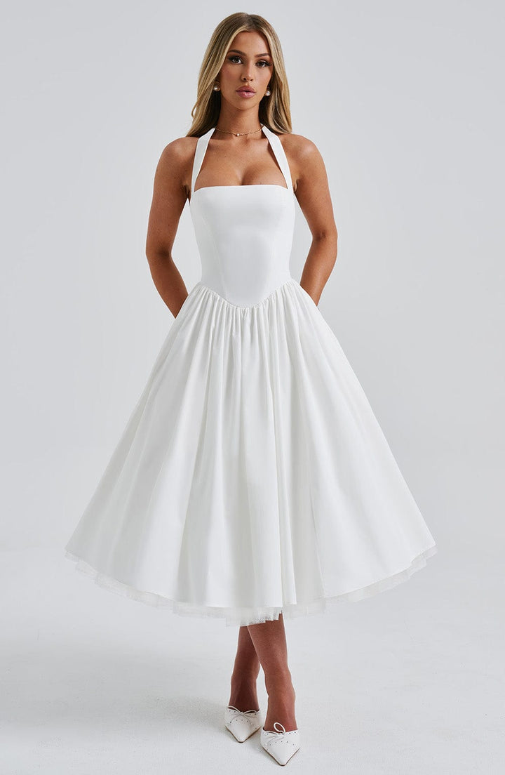Aurelis | Women's Elegant Halter Neck Dress