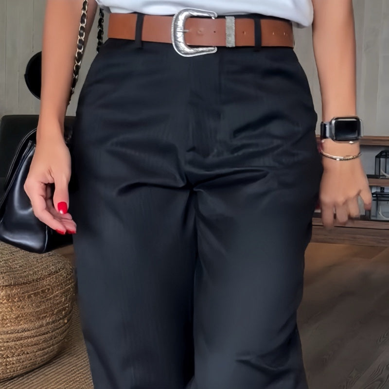 Sophia | Women's High Waist Elegant Suit Trousers for Office Wear