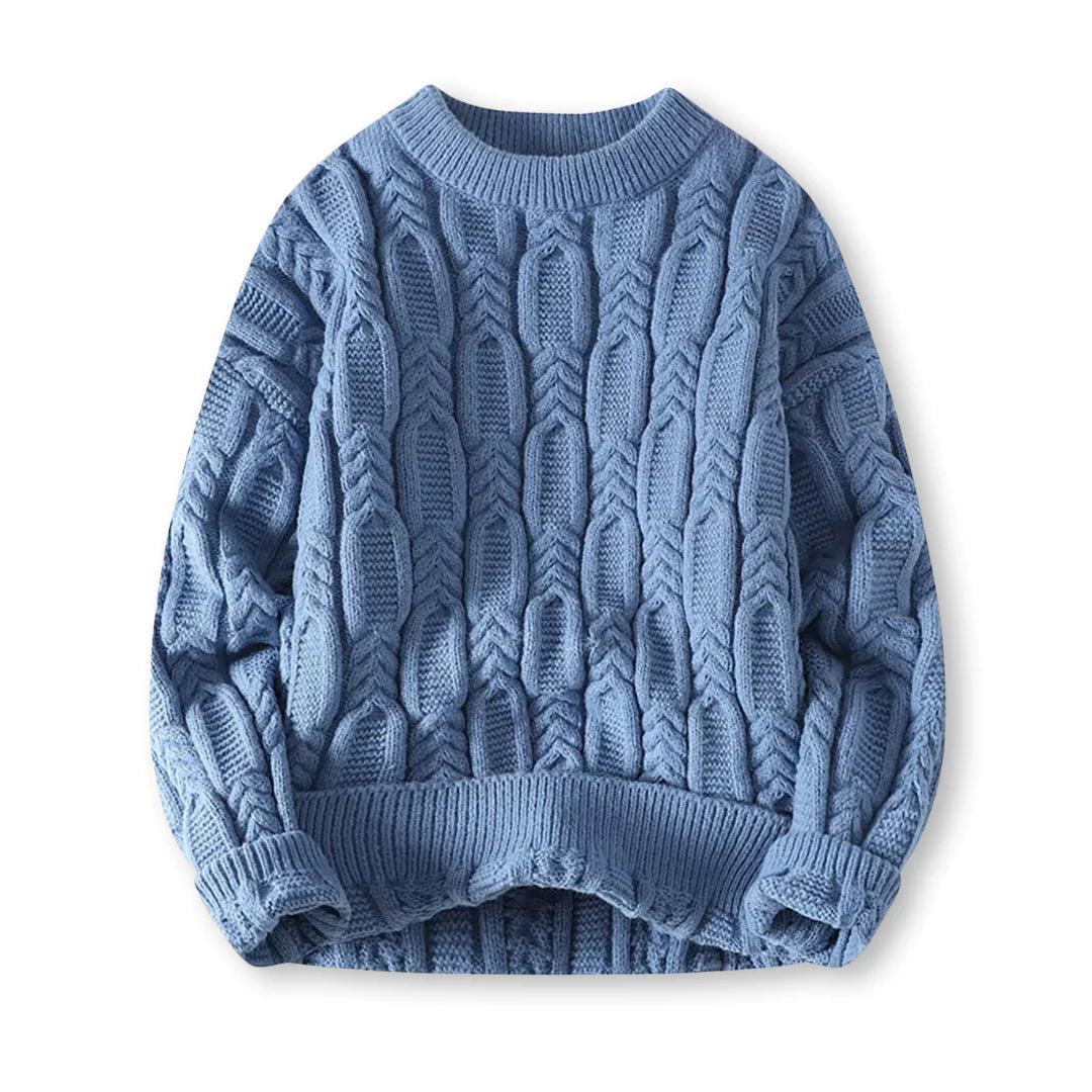 Men's Classic Knit Sweater - Warm and Timeless Style