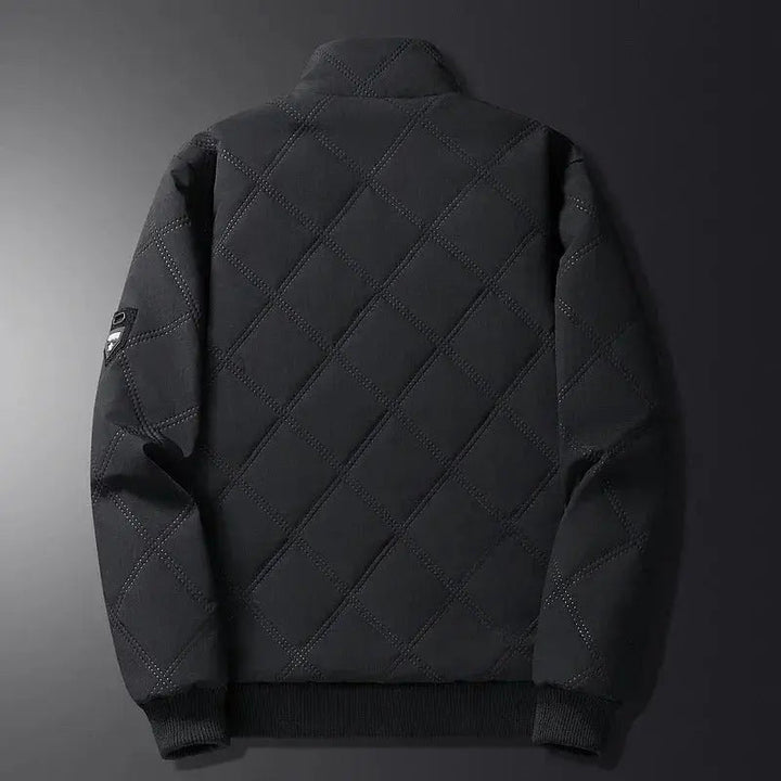 Men's Windproof Winter Jacket with Fleece Lining