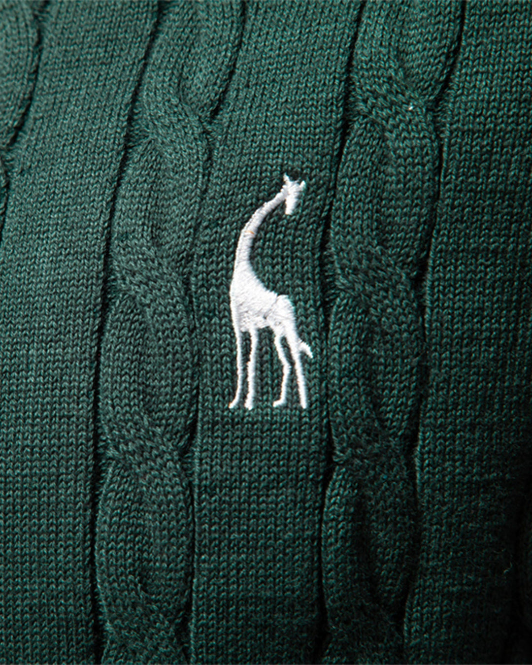 Men's Cable Knit Cotton Pullover Sweater