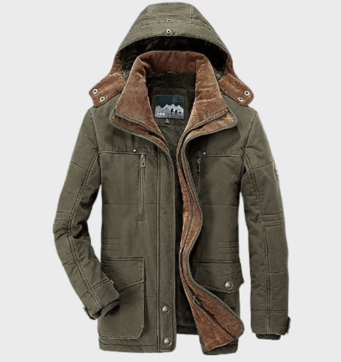 Men's Waterproof and Breathable Warm Winter Jacket