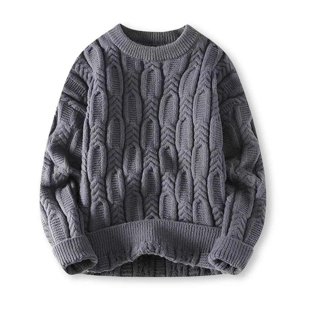 Men's Classic Knit Sweater - Warm and Timeless Style